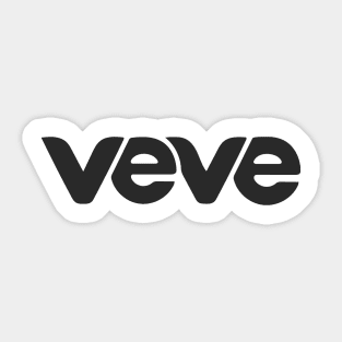 Original VeVe Logo in Black Sticker